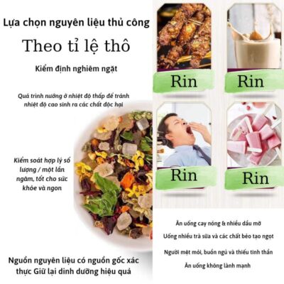 Trà Mận Nhiệt Đới Mix 9 Loại Thảo Mộc Thanh Nhiệt - Trà Trái Cây